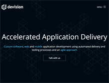 Tablet Screenshot of devision.com