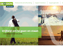 Tablet Screenshot of devision.nl